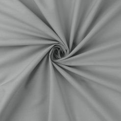 90" Wide Muslin Fabric Dyed Silver, by the yard