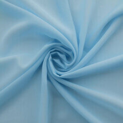 Wholesale Chiffon Fabric Cornflower Blue 100 yard roll