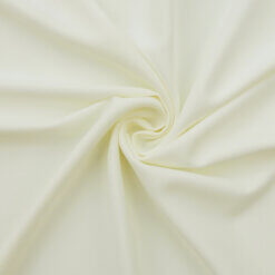 Heavy Luxe Matte Satin Fabric Ivory, by the yard