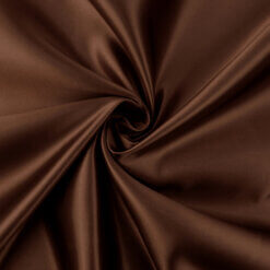 Wholesale Fire Retardant Shiny Satin Fabric Brown 75 yard roll