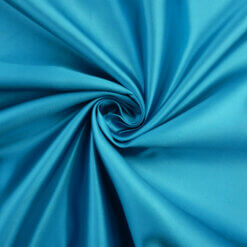 Jubilant Bridal Satin Fabric Turquoise, by the yard