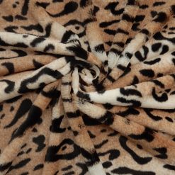 Wholesale Minky Animal Fabric Jaguar 60 yard roll