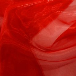 Wholesale Mirror Organza Fabric Red 100 yard roll