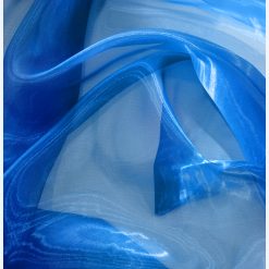 Wholesale Mirror Organza Fabric Royal Blue 100 yard roll