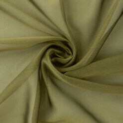Waterfall Two Tone Chiffon Fabric Black/Gold 25 yard bolt