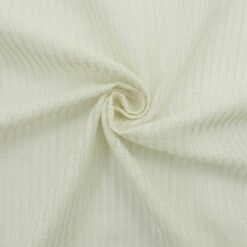 118" Marseille French Ribbed Drapery Fabric Ivory 25 yard roll