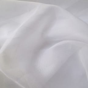 118"  Wide Sheer Voile Fabric White, by the yard