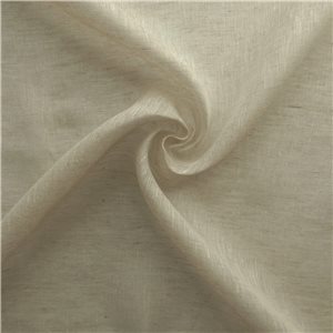 120" European 100% Linen Scrim Fabric Ecru 25 yard roll