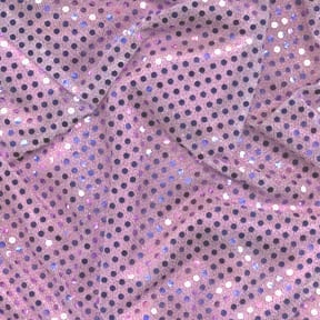 Wholesale Stretch 3mm Dot Fabric Lilac 1,000 Yard Case
