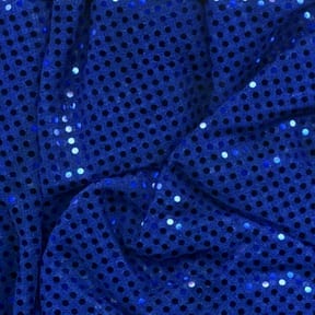 Wholesale Stretch 3mm Dot Fabric Royal Blue 1,000 Yard Case