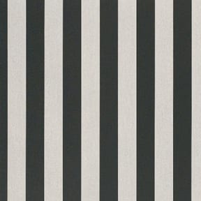 Sunbrella 46" Stripe 5704 Beaufort Black/White, by the yard