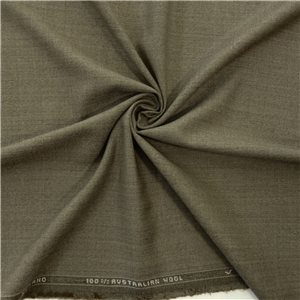 Australian Super 100s Wool Plaid 66 Taupe/Gray, by the yard