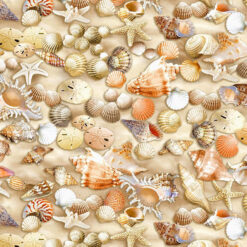 Timeless Treasures Fabric Beach Comber Beach CD2534 Multi 15 yard bolt