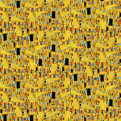 Timeless Treasures Fabric Abstract Bejeweled Cleo CM1883 Gold 15 yard bolt