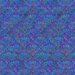 Timeless Treasures Fabric Peacock Damask CD2588 Purple 15 yard bolt