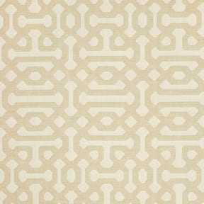 Sunbrella Fabric 54" Upholstery Fretwork Flax 45991-0001, by the yard