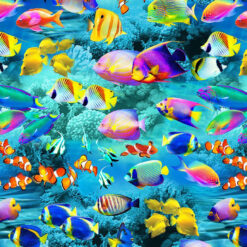 Timeless Treasures Fabric Ocean Michael CD1973 Multi 15 yard bolt