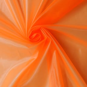 Wholesale Metallic Clear Lame Fabric Neon Orange 25 yard bolt