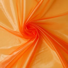 Wholesale Metallic Clear Lame Fabric Tangerine 25 yard bolt