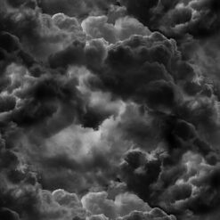 SALE Timeless Treasures Fabric Dark Clouds Sky Wicked CD2769 Cloud, By The Yard