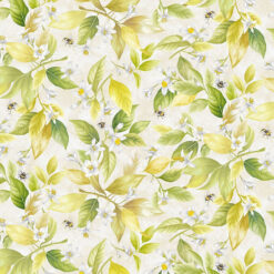 108" Wide Cotton Print Fabric XFruit CD2455 Beige 18 yard bolt