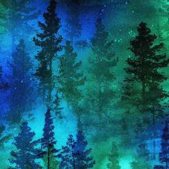 108" Wide Cotton Print Fabric XNature CD8960 Green 18 yard bolt