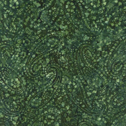 108″ Wide Cotton Batik Fabric XTonga B2329 Green 12 yard bolt