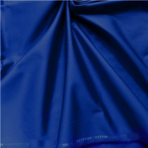 Alexandria Egyptian Cotton Fabric Royal Blue, by the yard