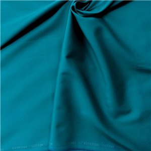 Alexandria Egyptian Cotton Fabric Turquoise, by the yard