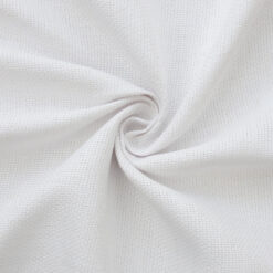 Wholesale Basketweave Linen Blend Fabric White 50 yard roll