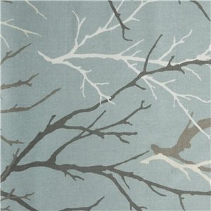 SALE Duralee Printed Twiggy Decorating Fabric 1008, by the yard