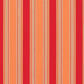 Sunbrella Fabric 54" Stripe 5601 Bravada Salsa, by the yard