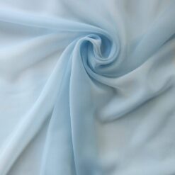 Wholesale Chiffon Fabric Light Blue 100 yard roll