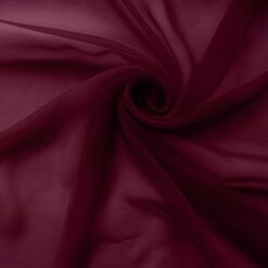 Wholesale Chiffon Fabric Burgundy 100 yard roll