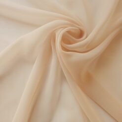 Wholesale Chiffon Fabric Cream 100 yard roll