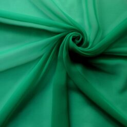 Wholesale Chiffon Fabric Emerald Green 100 yard roll