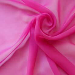 Wholesale Chiffon Fabric Fuschia 100 yard roll