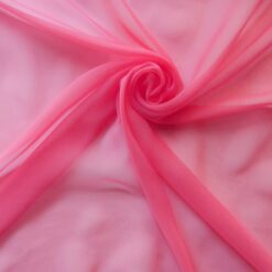 Wholesale Chiffon Fabric Geranium 100 yard roll