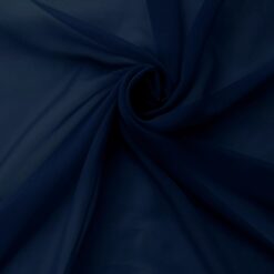 Wholesale Chiffon Fabric Navy Blue 100 yard roll