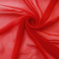 Wholesale Chiffon Fabric Red 100 yard roll