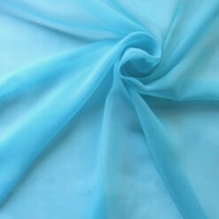 Wholesale Chiffon Fabric Sky Blue 100 yard roll