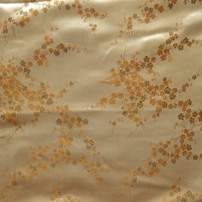 60" Chinese Brocade Fabric Dogwood Gold 35 yard bolt