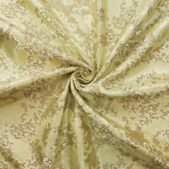 SALE 45" Chinese Brocade Fabric Feathers Mist, by the yard