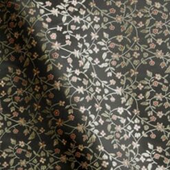 60" Chinese Brocade Fabric Taipei Black 35 yard bolt
