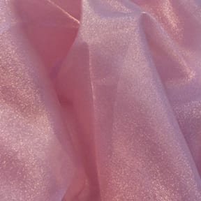 Crystal Sparkle Organza Fabric Mauve 50 yard roll