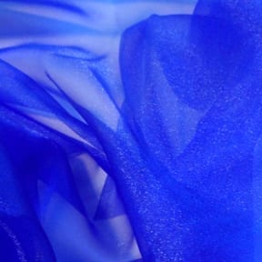 Crystal Sparkle Organza Fabric Royal Blue 50 yard roll