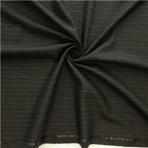 English Super 120's Merino Wool Fabric 44 Gray, by the yard