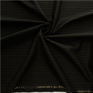 English Super 120's Merino Wool Fabric 46 Charcoal Gray, by the yard