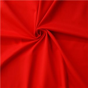 Ferrara Stretch Cotton Sateen Fabric Red, by the yard
