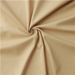 Wholesale Ferrara Stretch Cotton Sateen Fabric Sand 100 yard rolls
